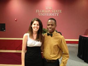 SGA Inaugural Ball with the Pride Student Union Director as the Pride PR Chair